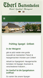 Mobile Screenshot of eberl-hattenhofen.de