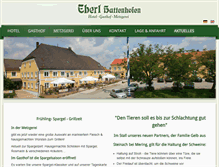 Tablet Screenshot of eberl-hattenhofen.de